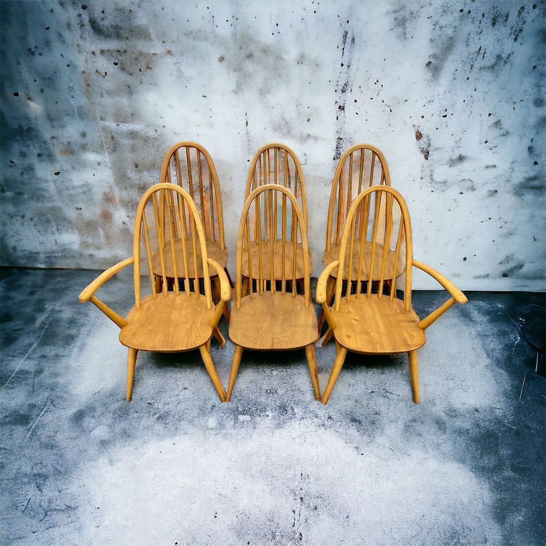 Ercol Quaker “Windsor” dinning Chairs.