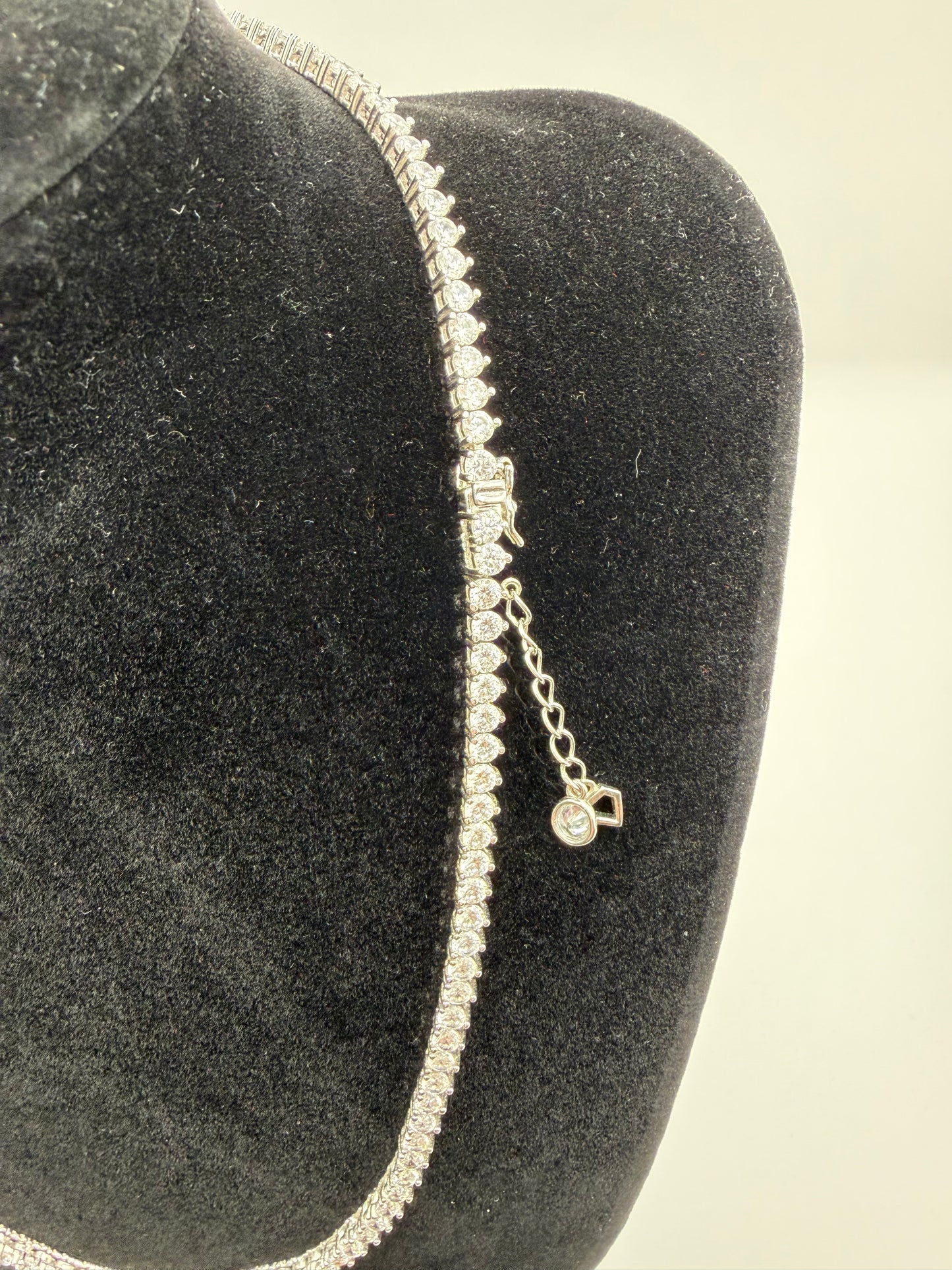 Necklace - Silver and CZ