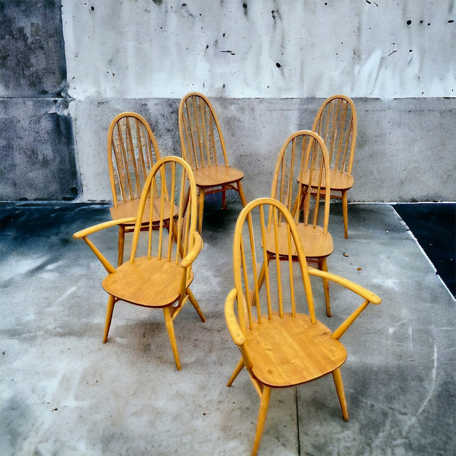 Ercol Quaker “Windsor” dinning Chairs.
