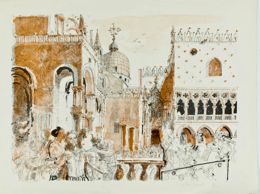 John Stanton Ward Signed limited edition print on Hand made water marked paper.