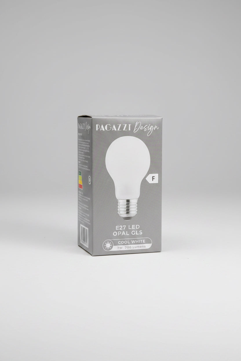 E27 LED Opal GLS 700 Lumens 7W Cool White