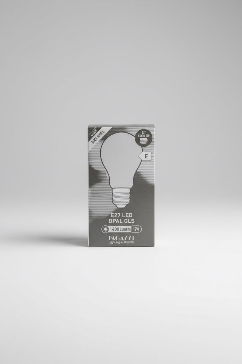 E27 LED Opal GLS 1400 Lumens 12W Cool White