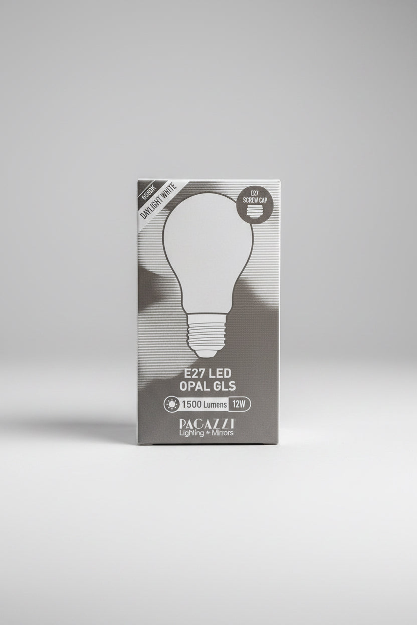 E27 LED Opal Gls 1500 Lumens 12W Daylight White