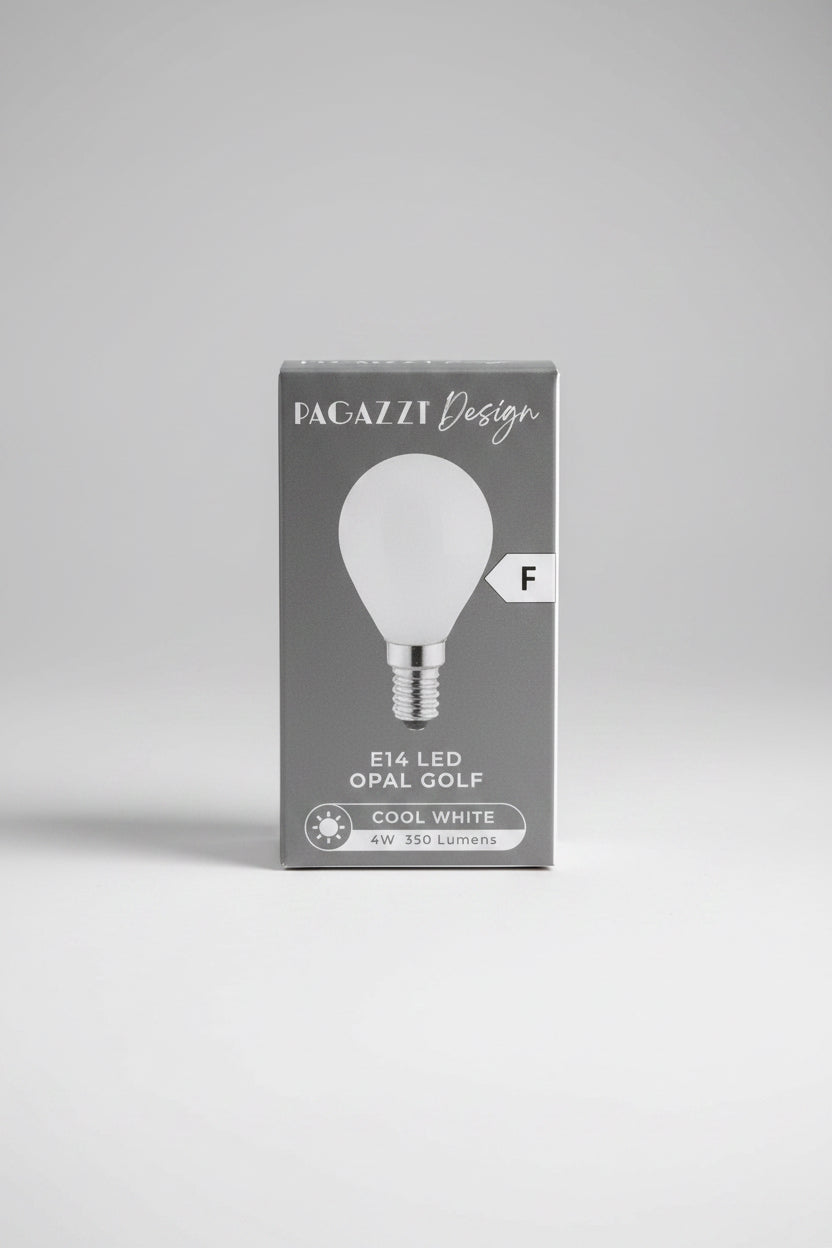 E14 LED Opal Golf 350 Lumens 4W Cool White