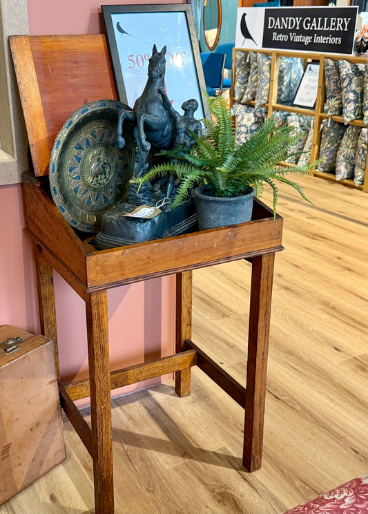 Vintage oak school desk