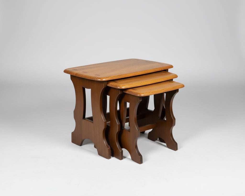 Ercol 488 nest of three tables