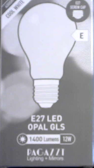 E27 LED Opal GLS 1400 Lumens 12W Cool White Light