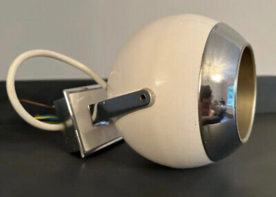 Reggiani Eyeball Wall-light 1970's ITALIAN