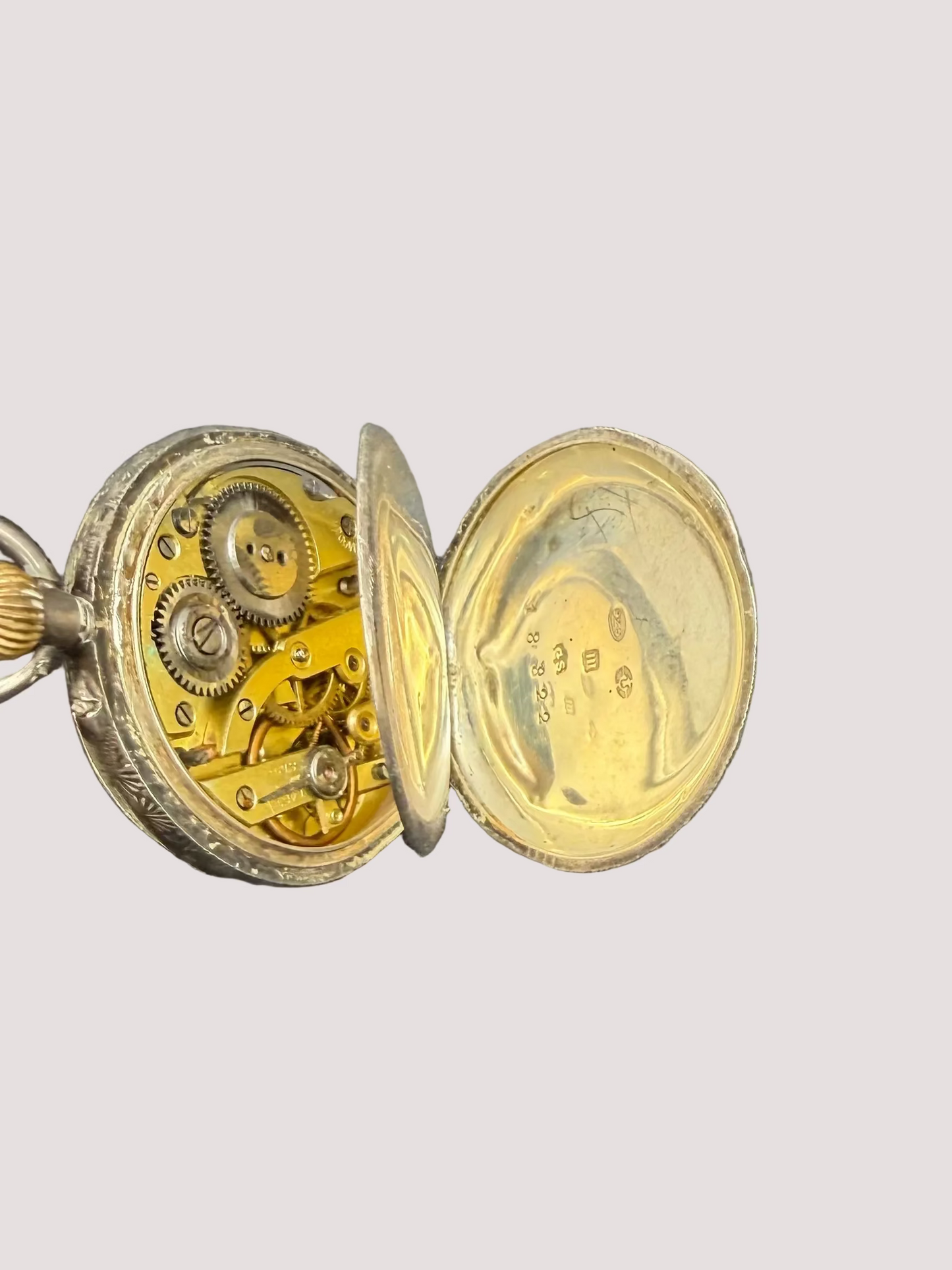 Pocket watch - Edwardian 1910 Silver