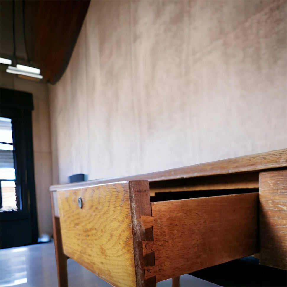 Lebetkin “AKA”Lebus

Oak War department stamped and dated 1953 Oak desk.