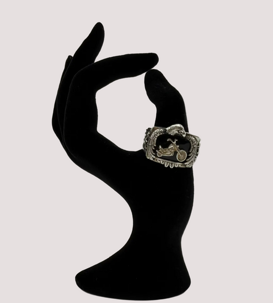 Ring - Vintage BGE Biker ring 925 sliver