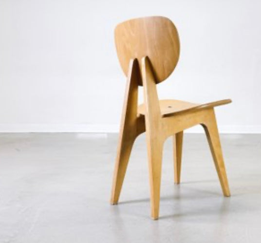 Model 3221 Chairs attributed to Junzo Sakakura for Tendo Mokko, 1950s, Set of 3