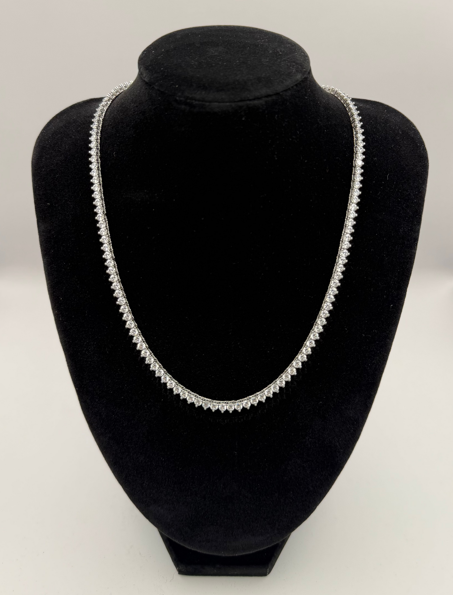 Necklace - Silver and CZ