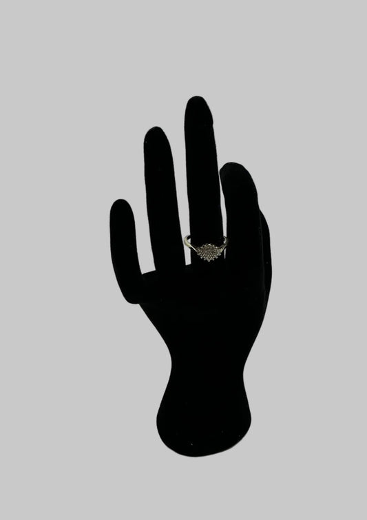 Ring - 9ct gold and Diamond cluster ring
