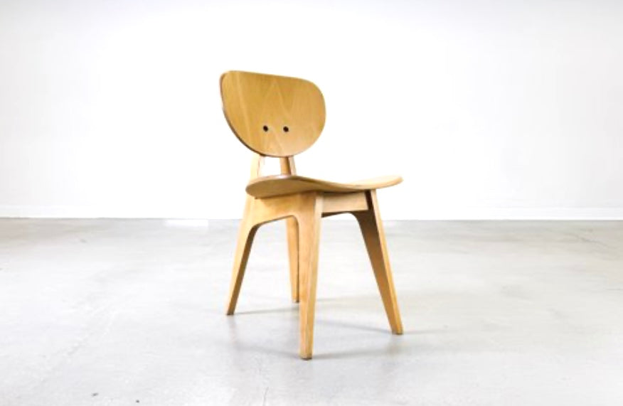 Model 3221 Chairs attributed to Junzo Sakakura for Tendo Mokko, 1950s, Set of 3