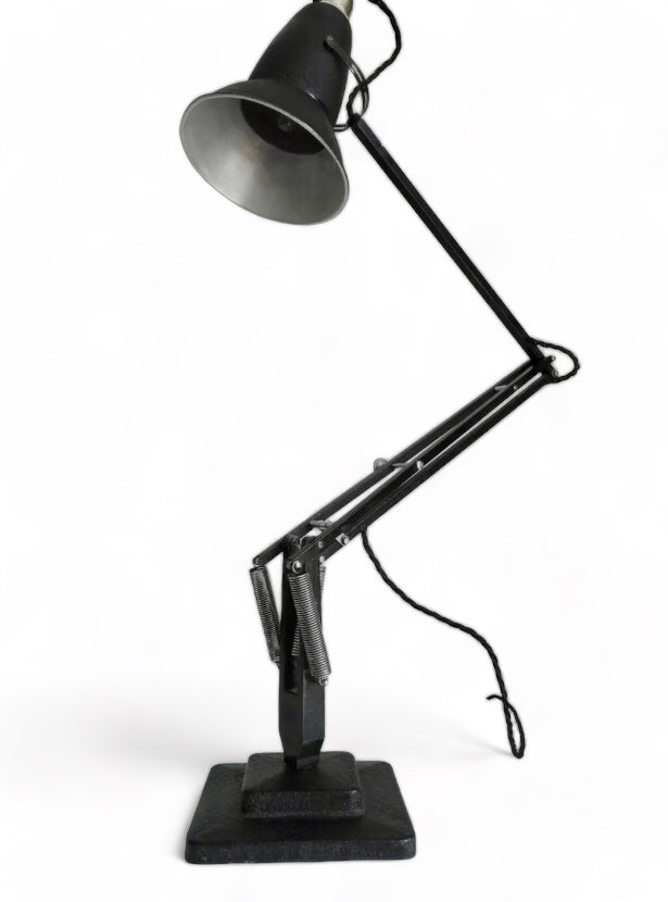 Herbert Terry and sons Anglepoise model 1227 lamp in black.