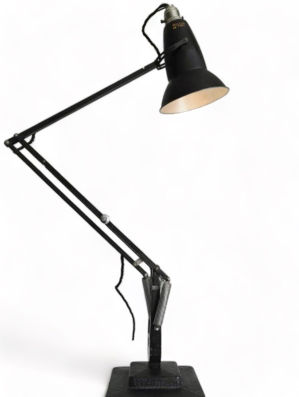 Herbert Terry and sons Anglepoise model 1227 lamp in black.