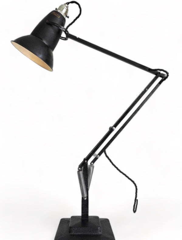 Herbert Terry and sons Anglepoise model 1227 lamp in black.