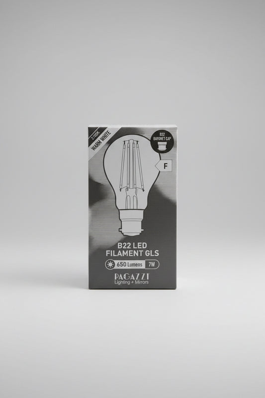 B22 LED Filament GLS 650 lumens 7W Warm White