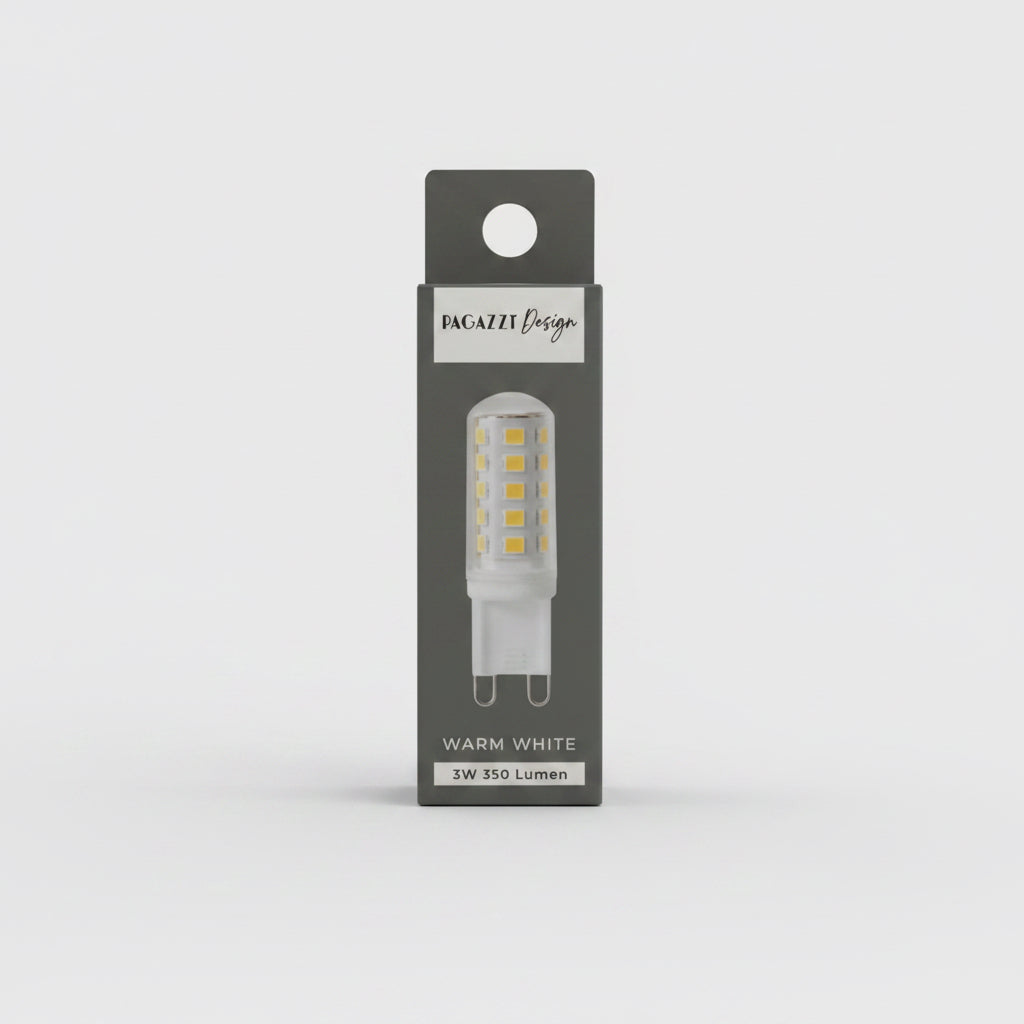 G9 LED 350 Lumen 3W Warm White