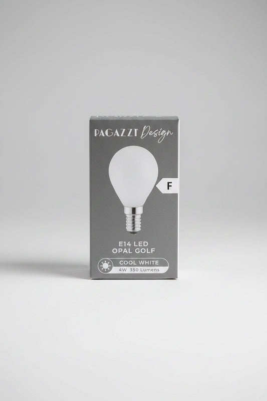 E14 LED Opal Golf 350 Lumens 4W Cool White