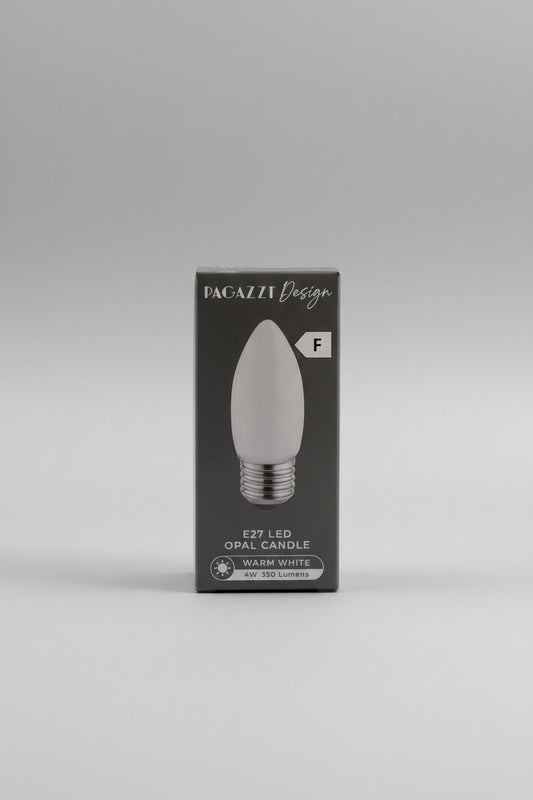 E27 LED Opal Candle 350 Lumens 4W Warm White