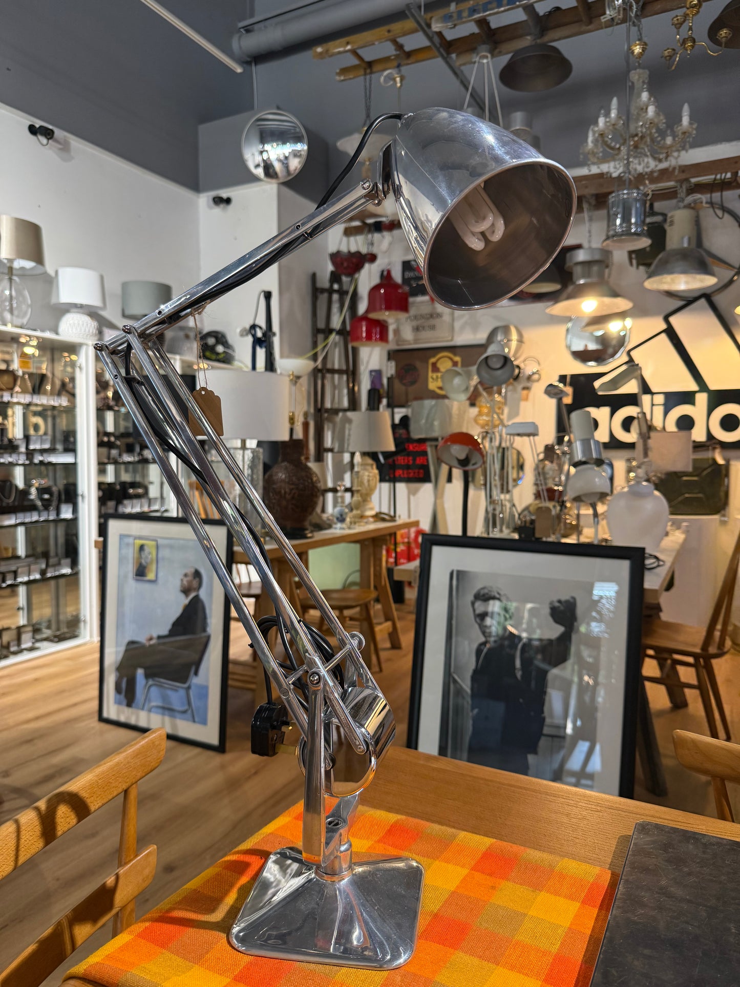 Chrome Counterpoise Lamp