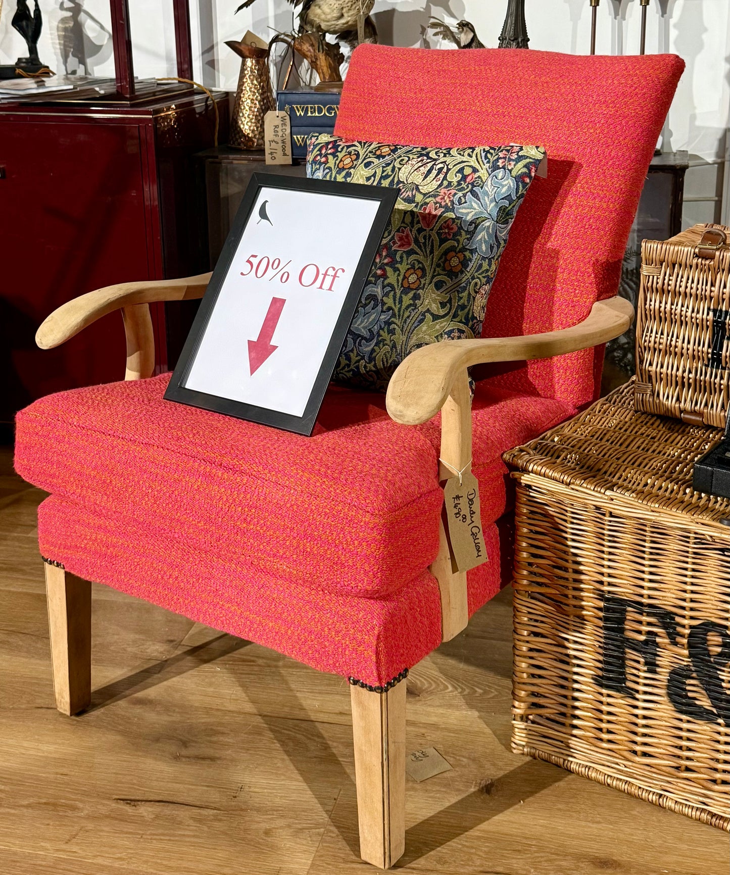 Vintage parker knoll arm chair