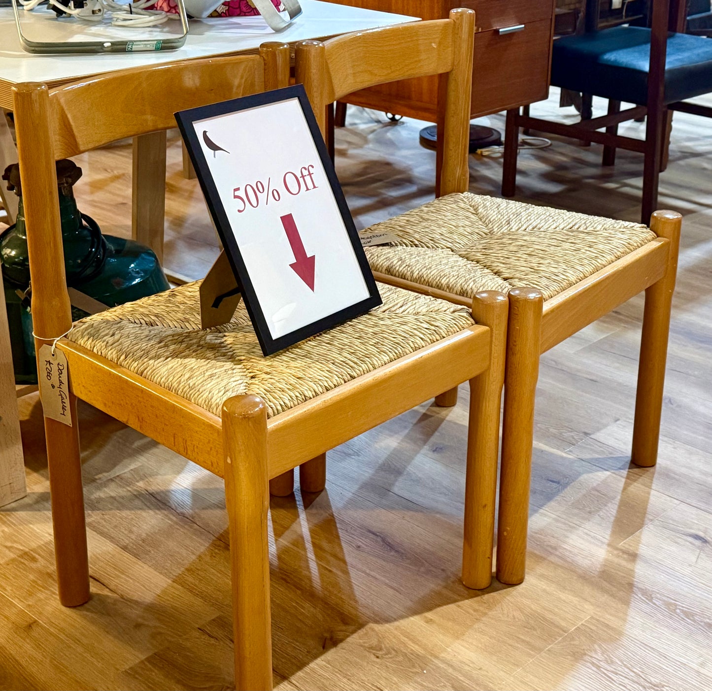 Vico Magistretti Reeded chair