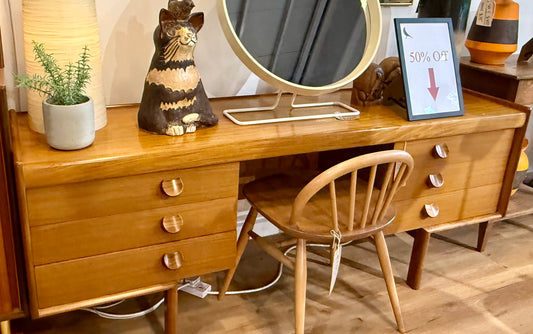 1960s teak dressing table by White and Newton