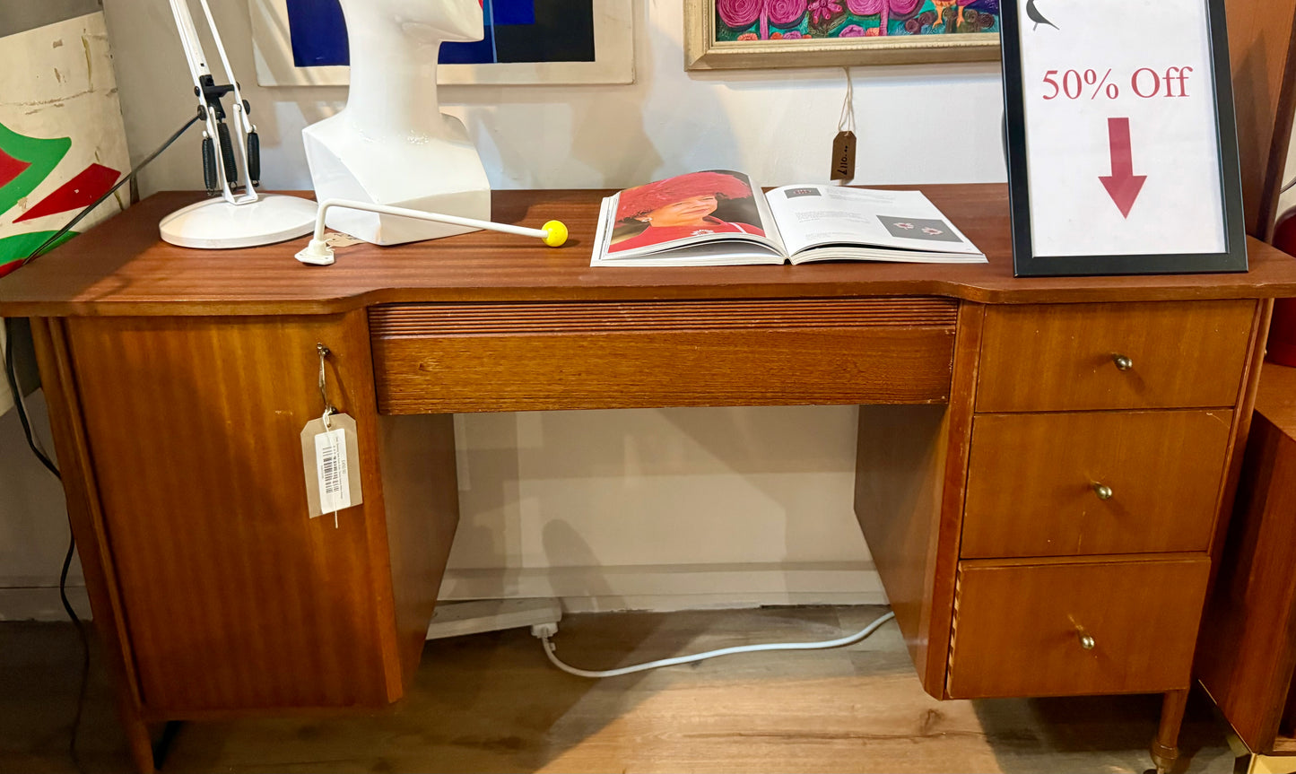 Vintage style teak dressing table