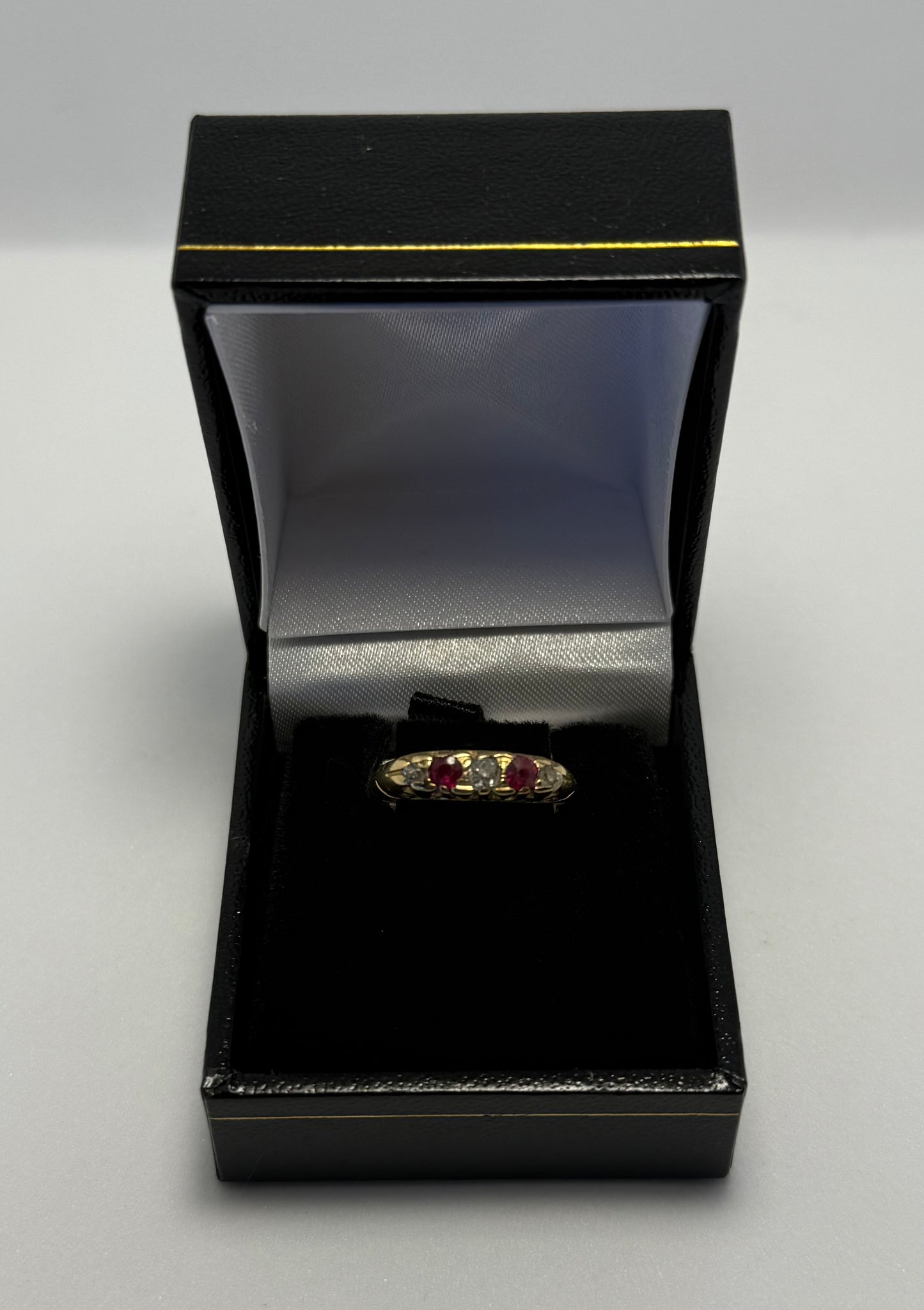 14ct Gold, Ruby & Diamond Ring