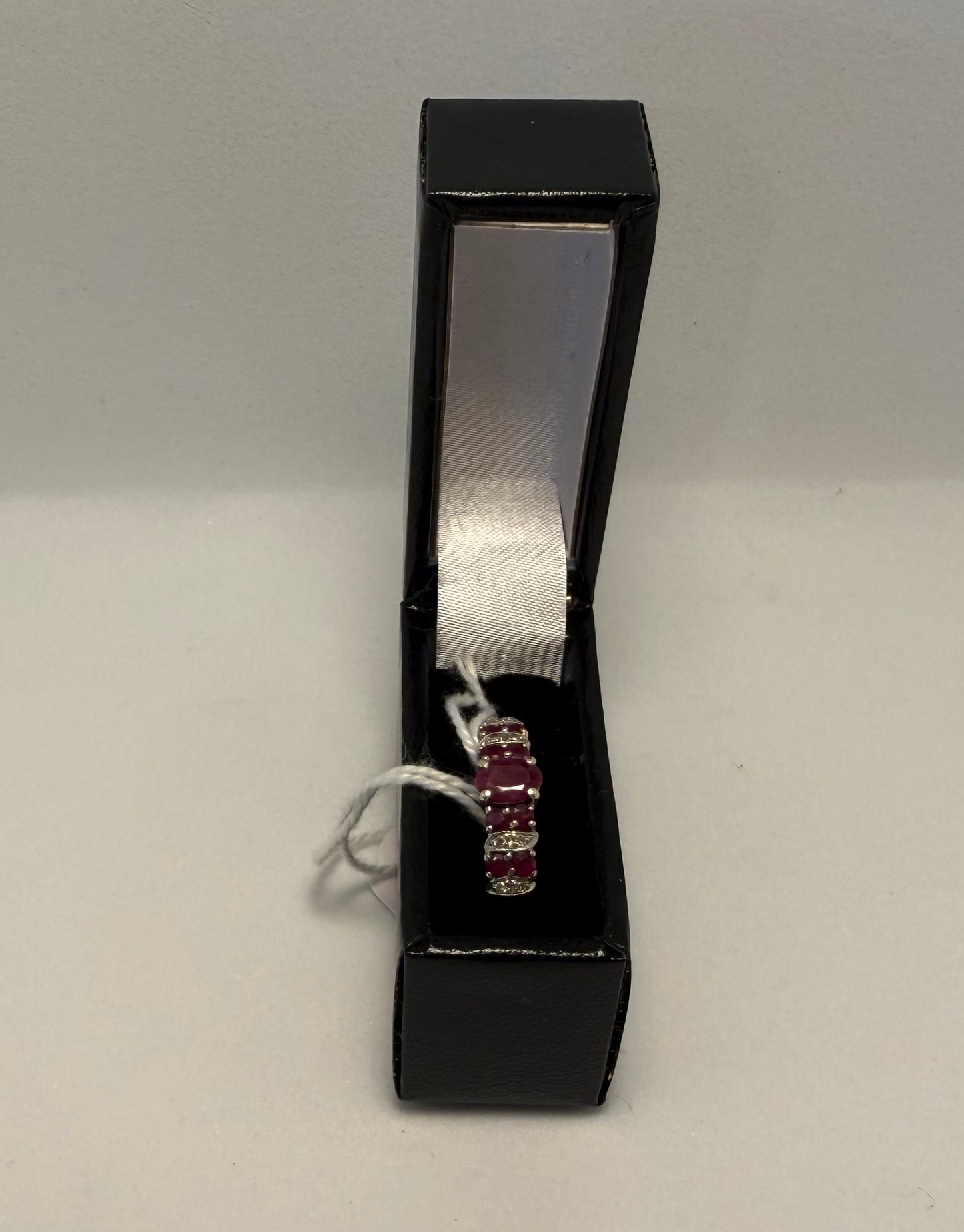 9ct White Gold & Ruby Ring
