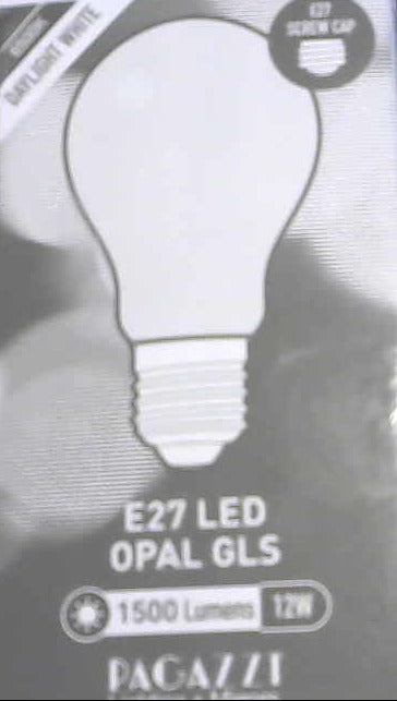 E27 LED Opal GLS 1500 Lumens 12W Daylight