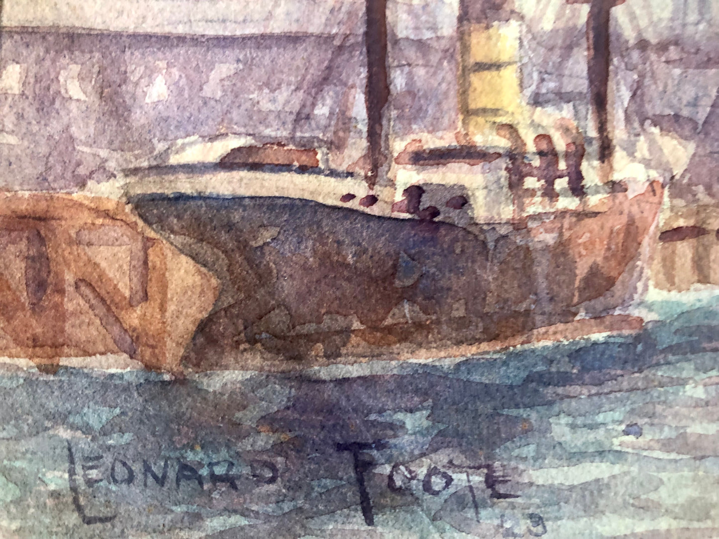 Leonard Foote original water colour