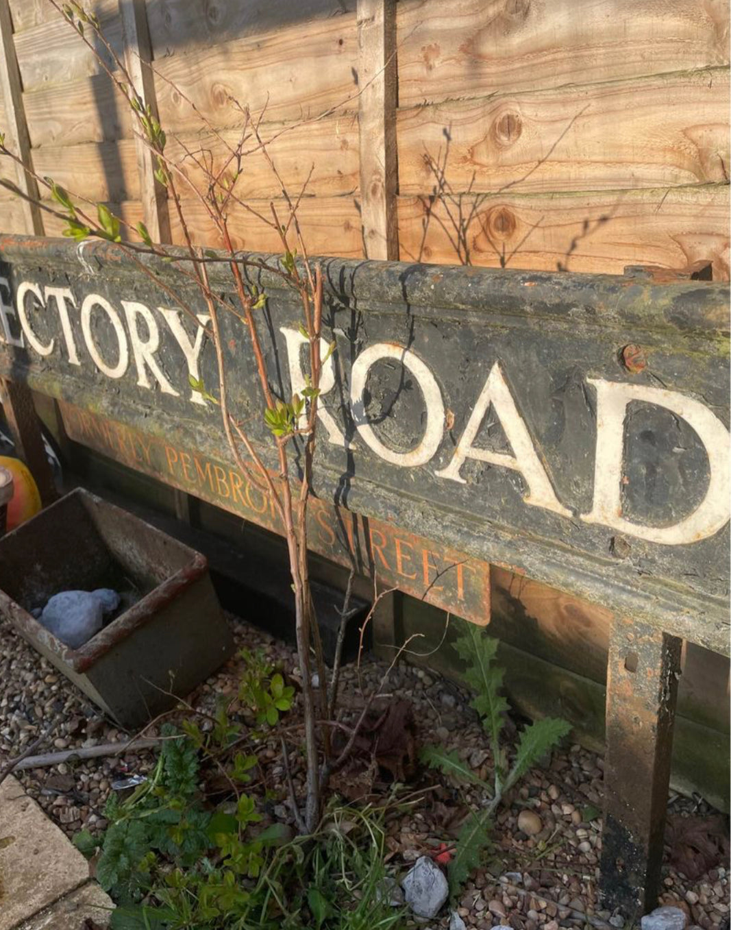 Cast Iron Original street Sign