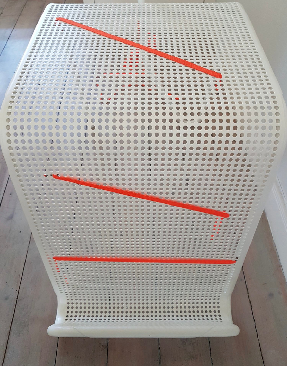 IKEA PS 2014 Side table with lighting white and contrasting orange cable