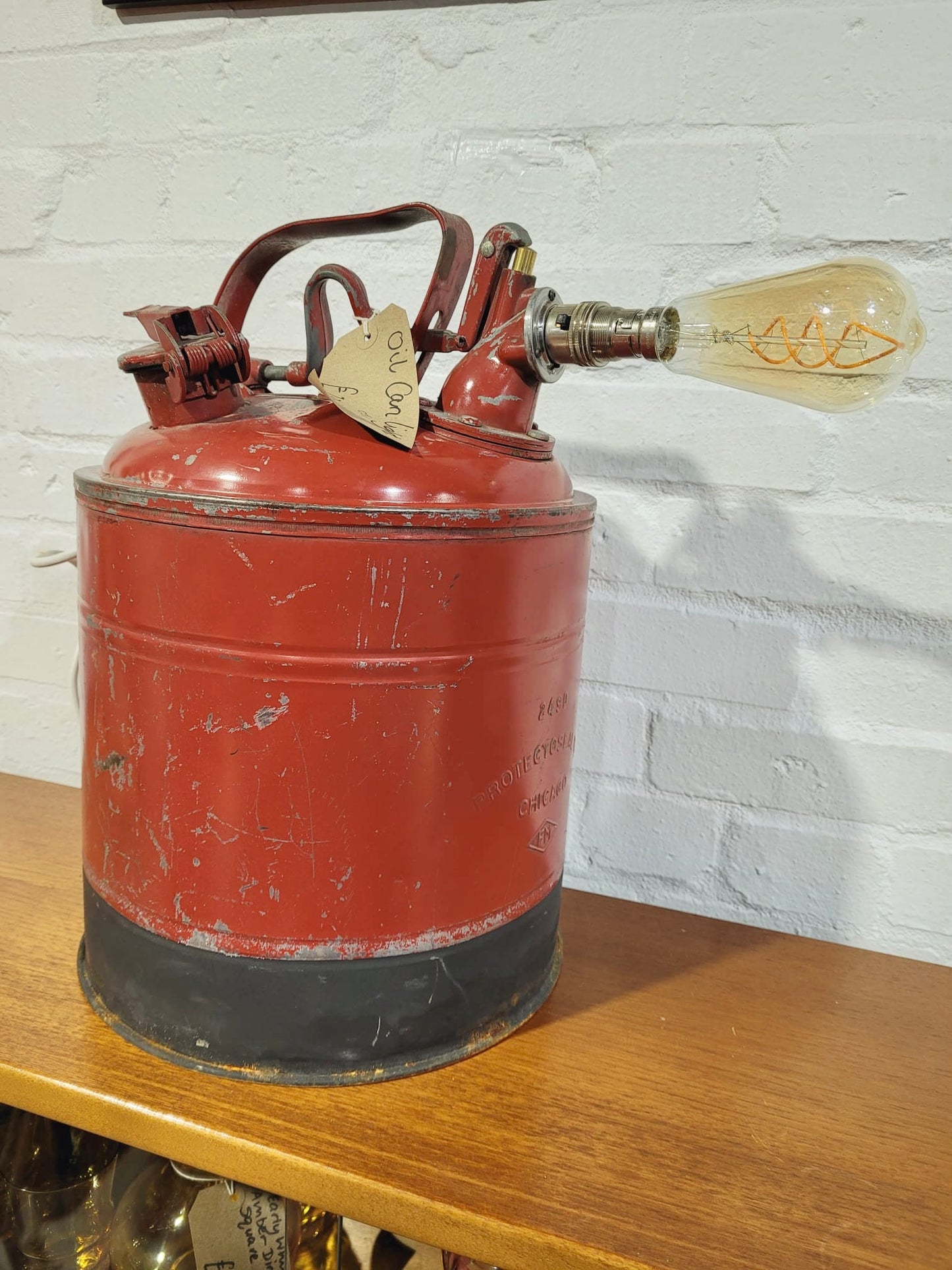 Red Round Jerry Can Light