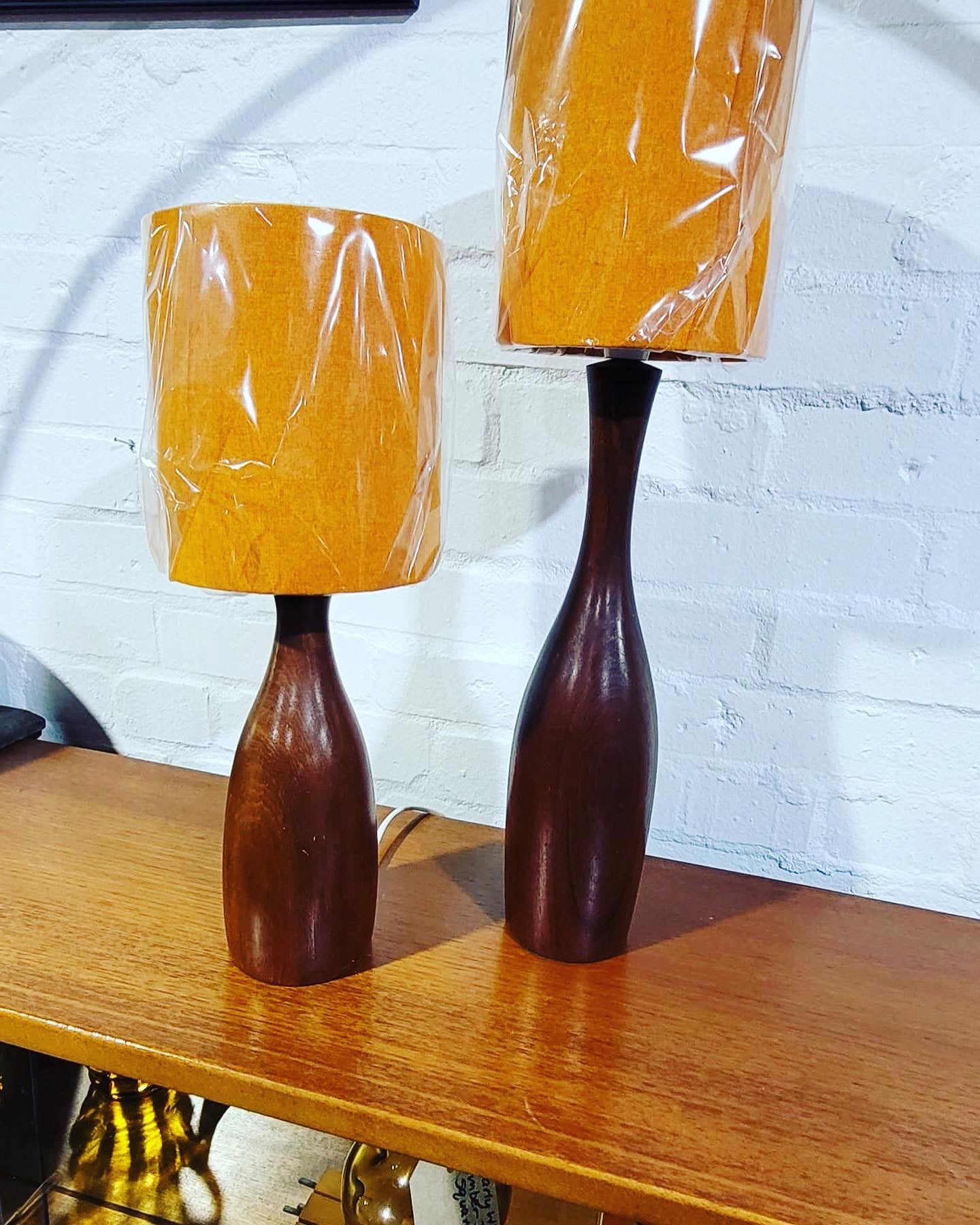 Teak Retro Vintage Scandi lamps