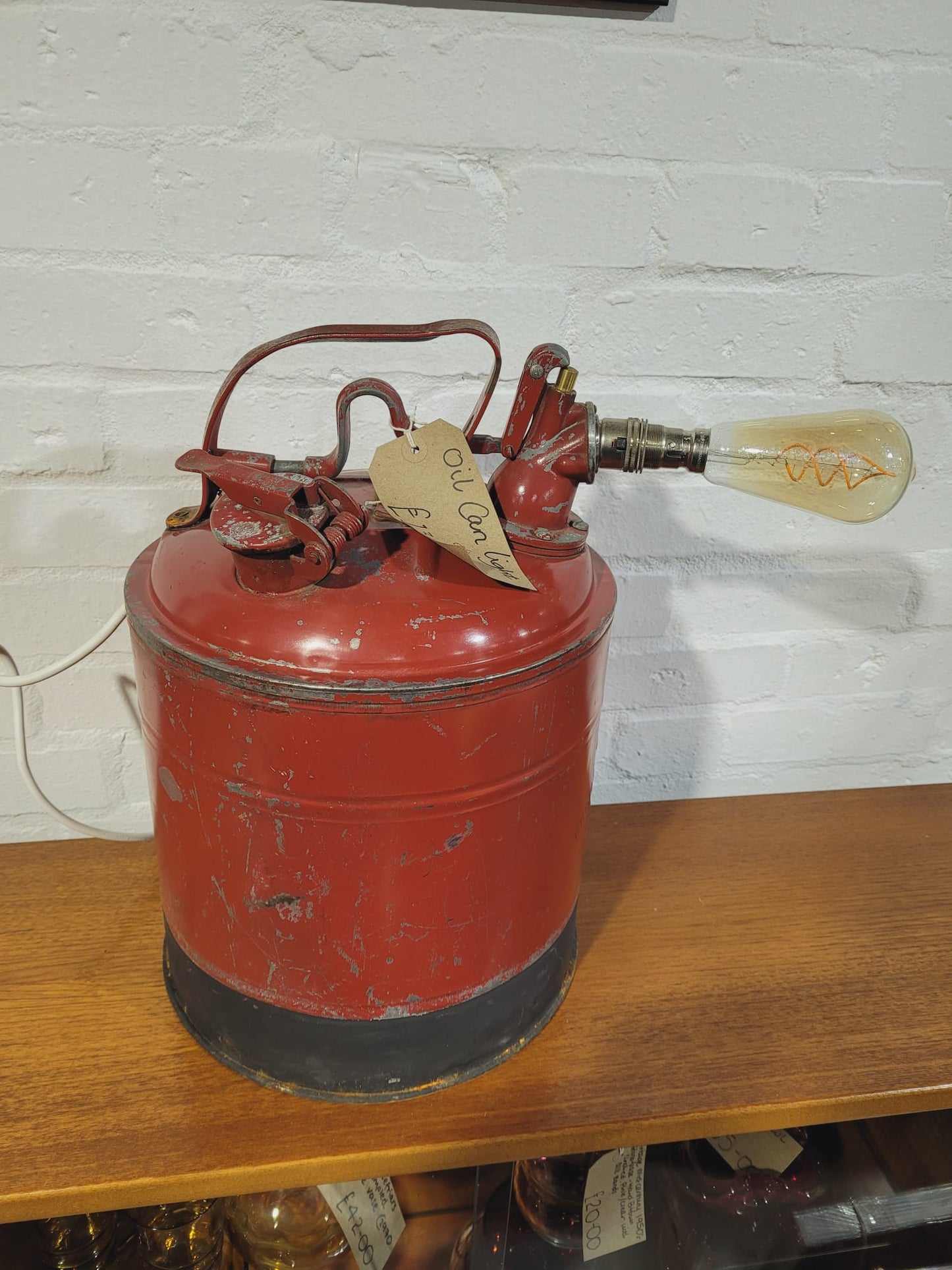 Red Round Jerry Can Light