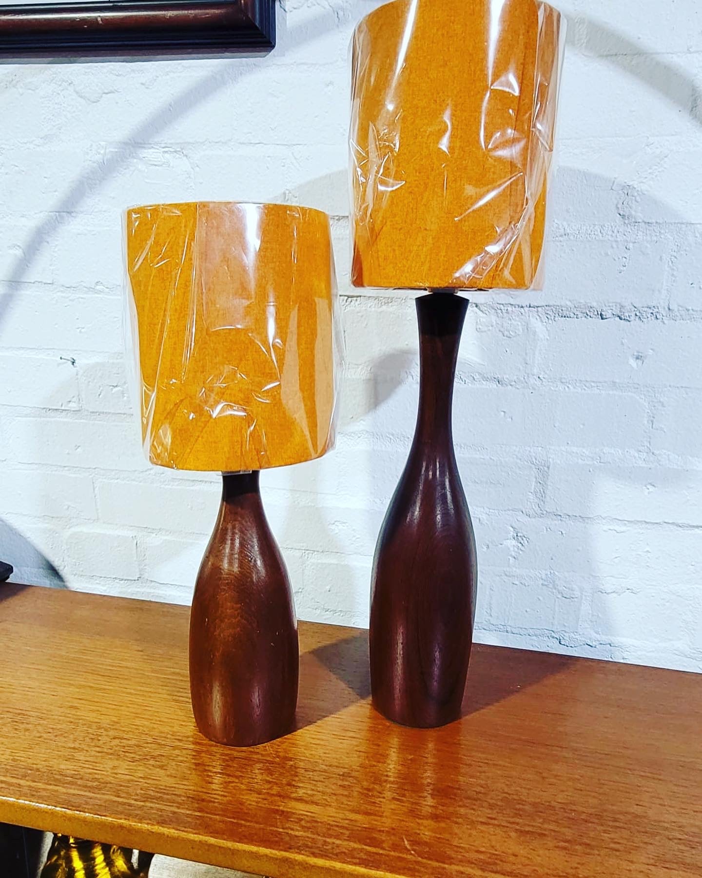 Teak Retro Vintage Scandi lamps