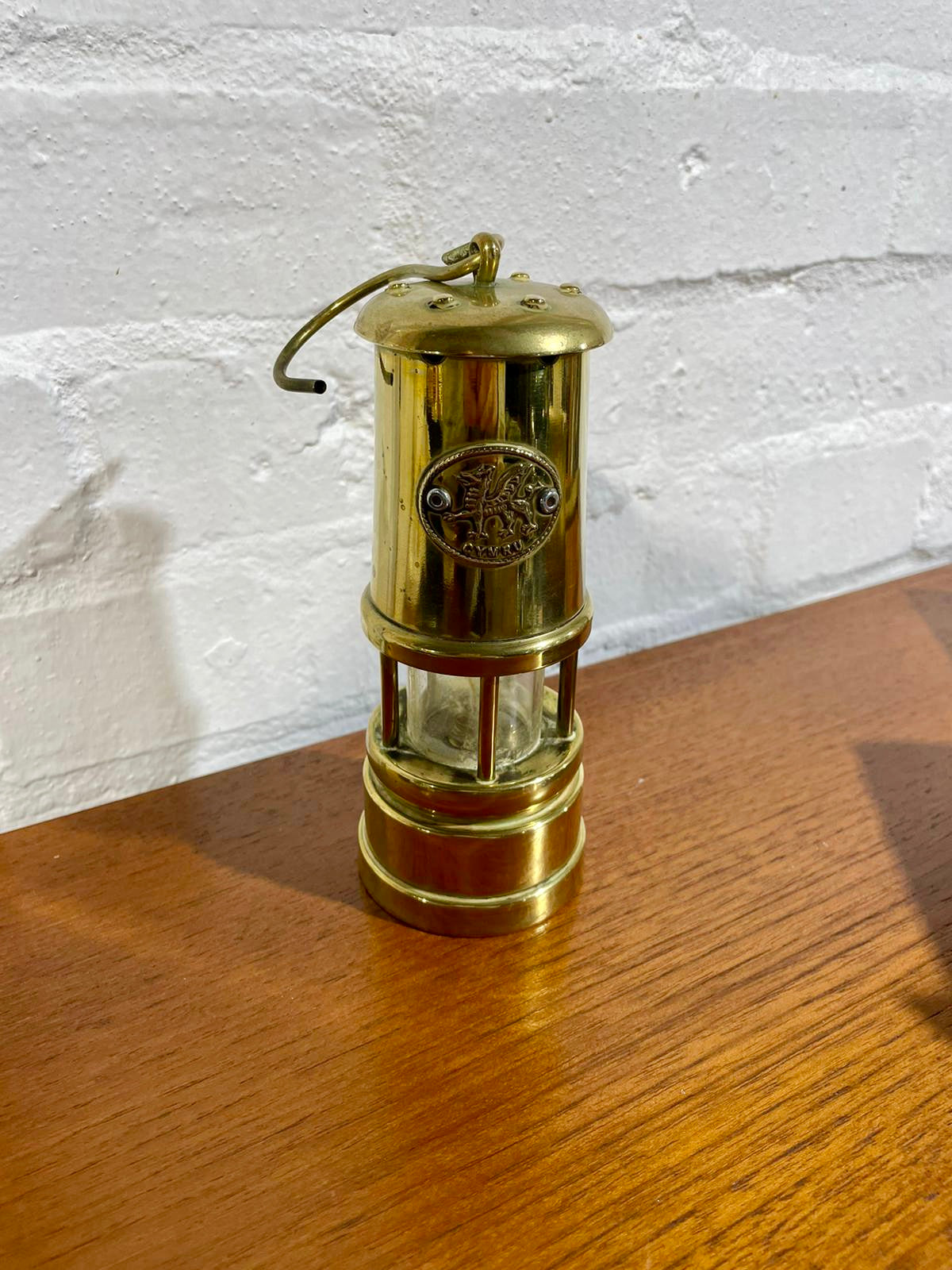 Small Miners Brass Lamp