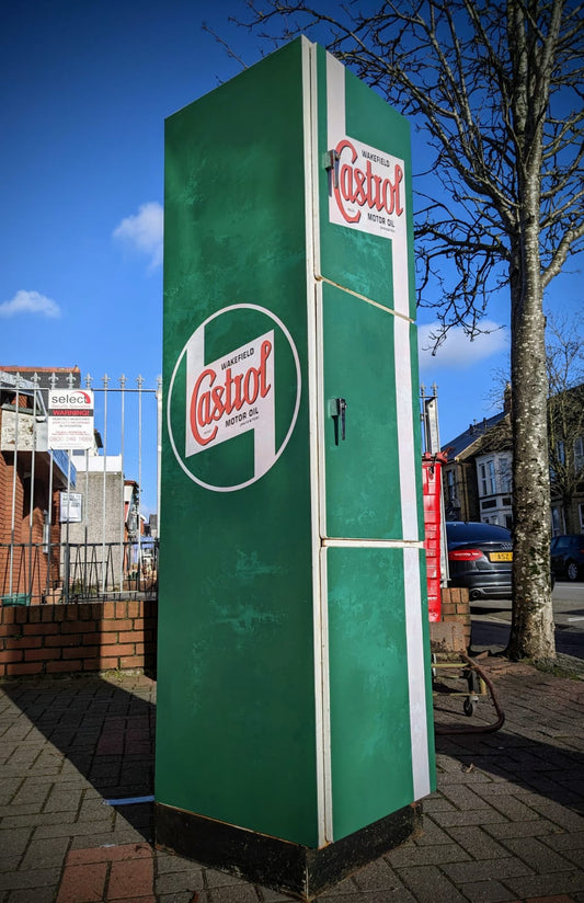 Castrol Oil vintage metal cabinet