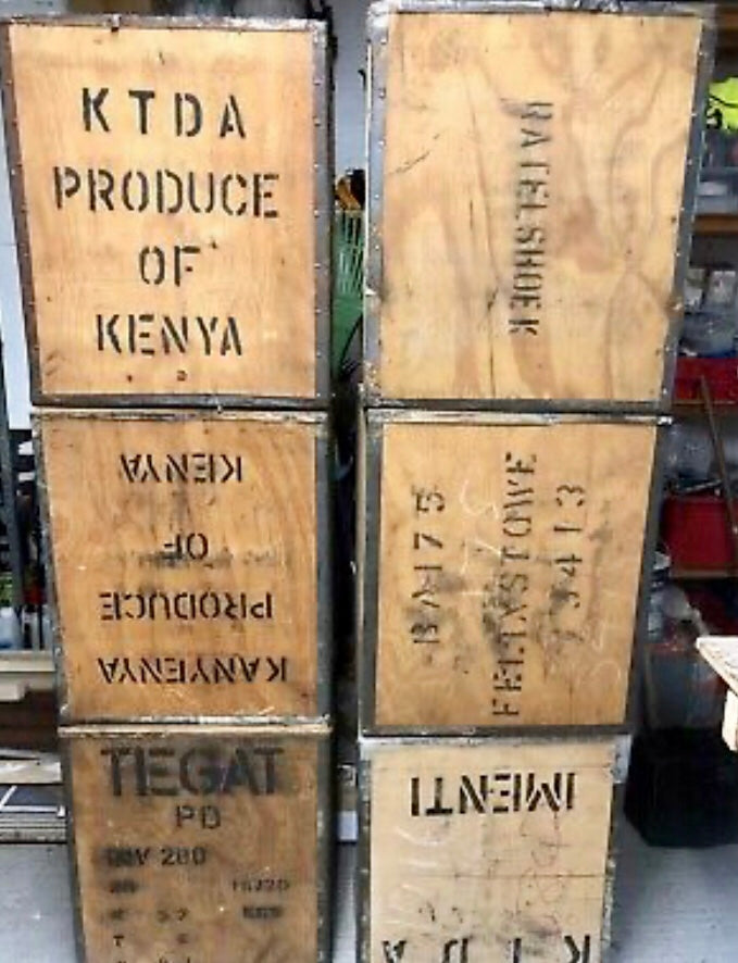 Vintage Tea crates