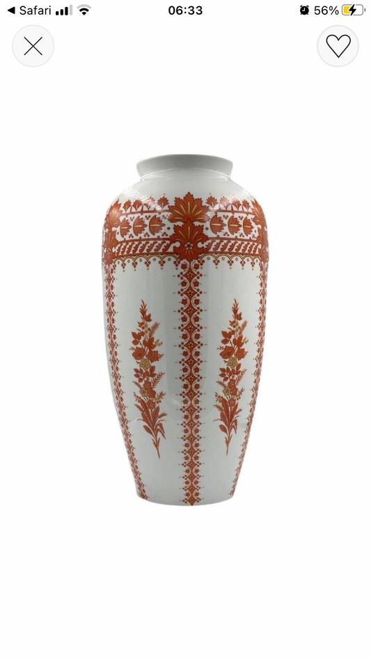 Porcelain West German retro vase