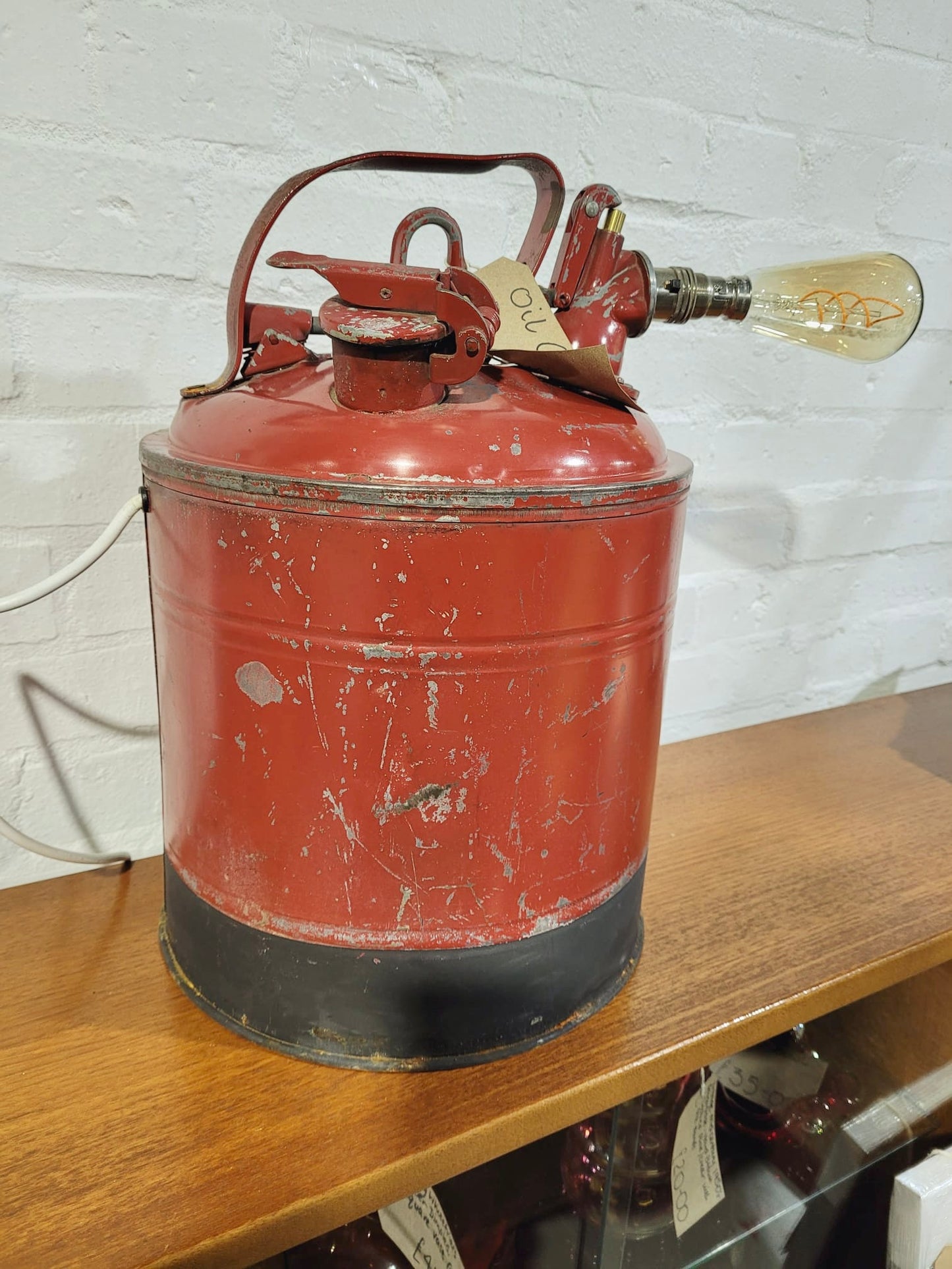 Red Round Jerry Can Light