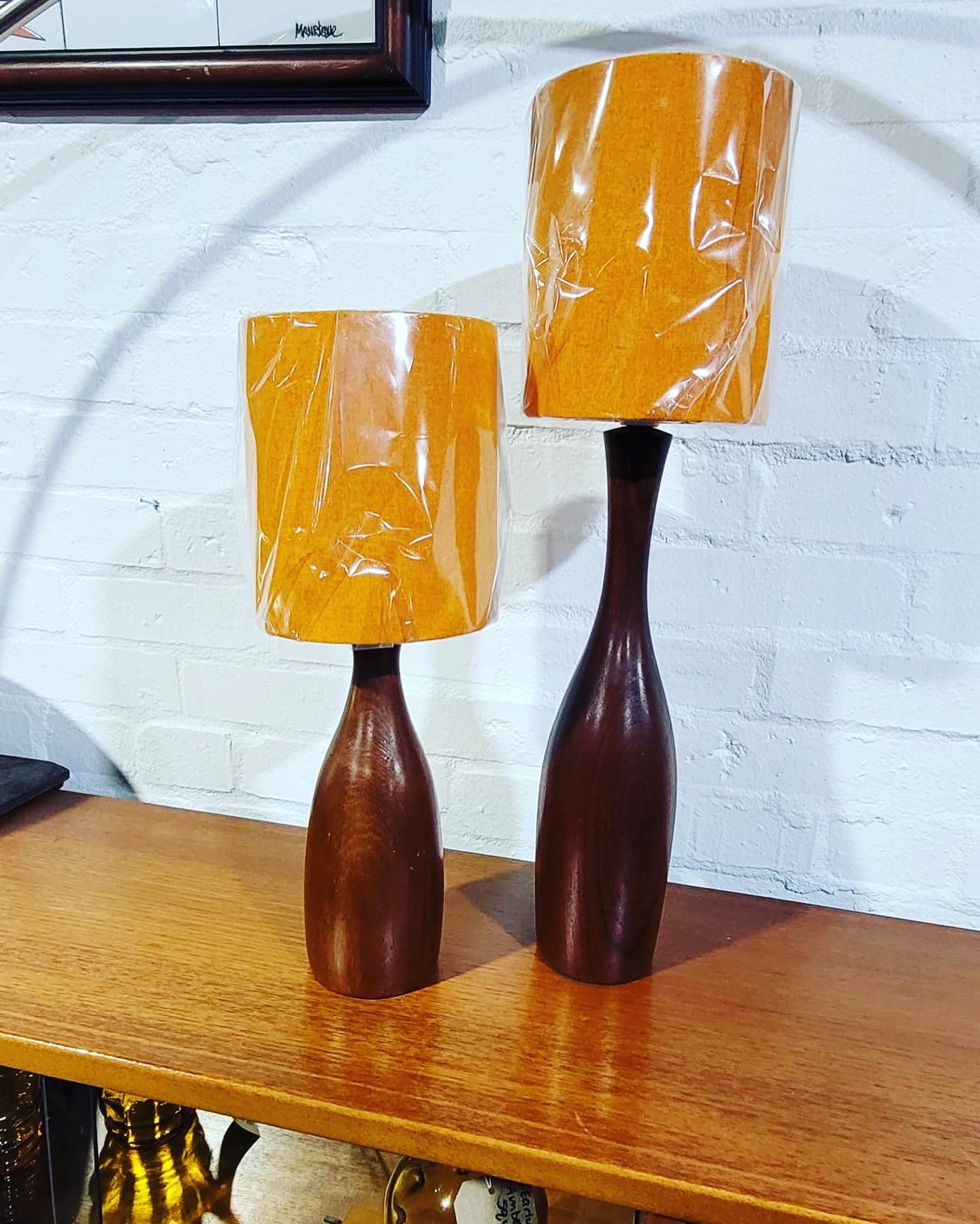 Teak Retro Vintage Scandi lamps