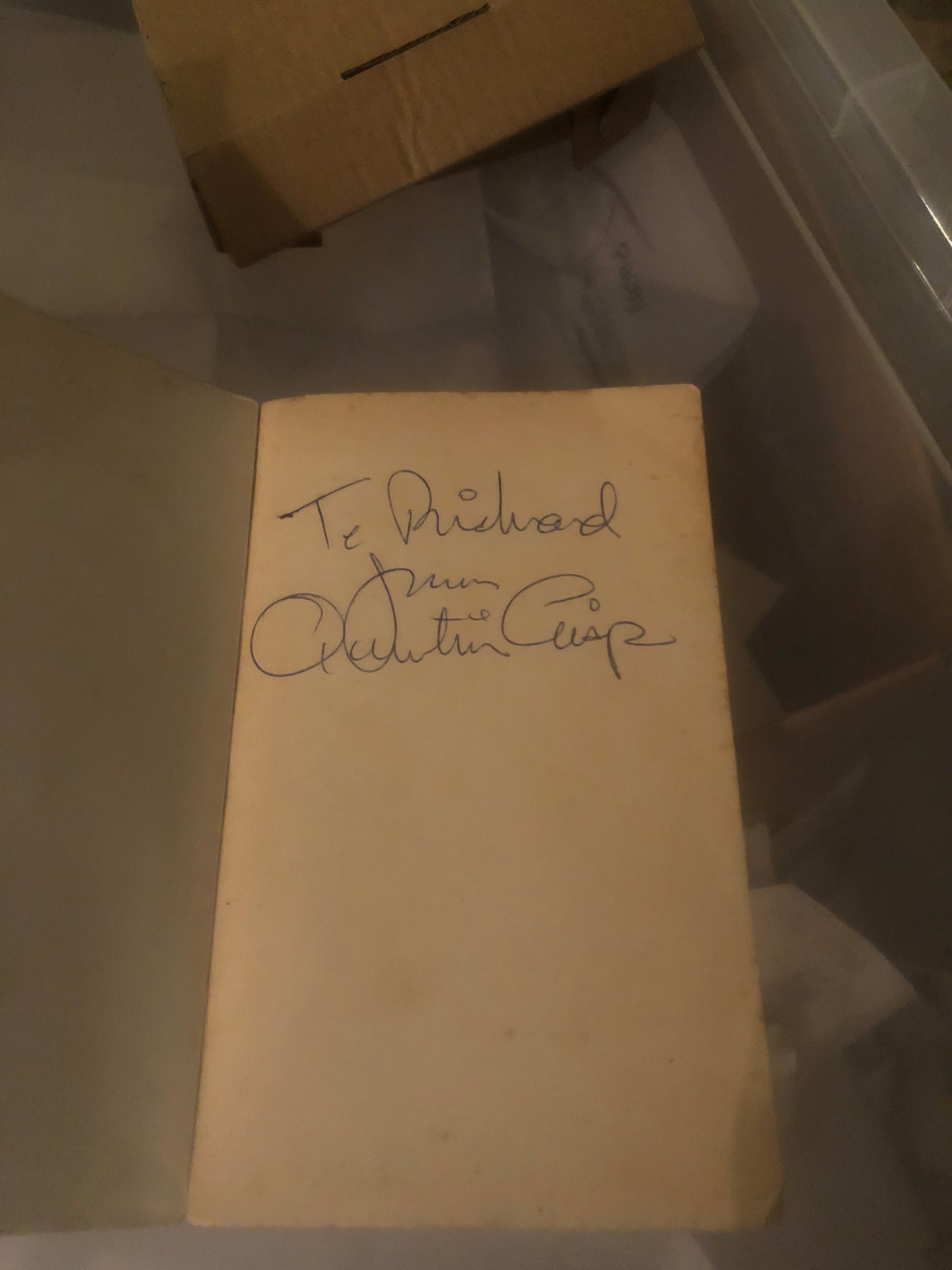 The Naked Civil Servant by Quentin Crisp - signed copy