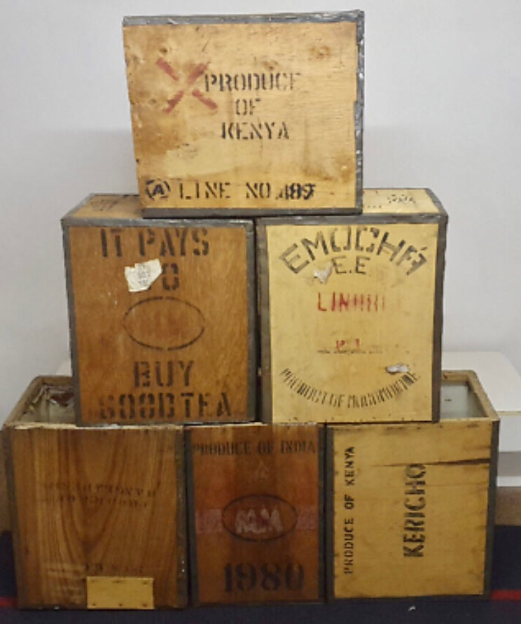 Vintage Tea crates