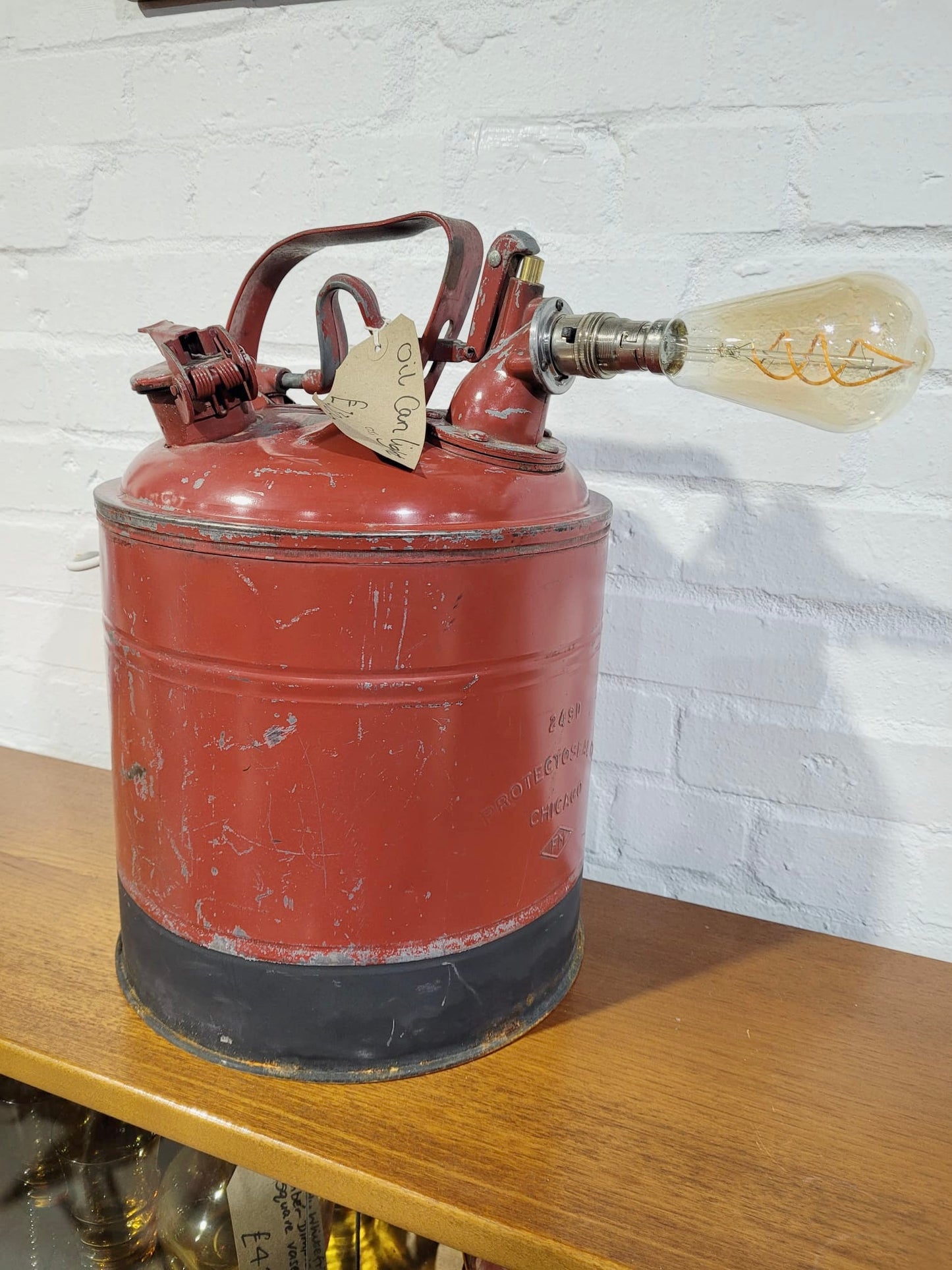 Red Round Jerry Can Light